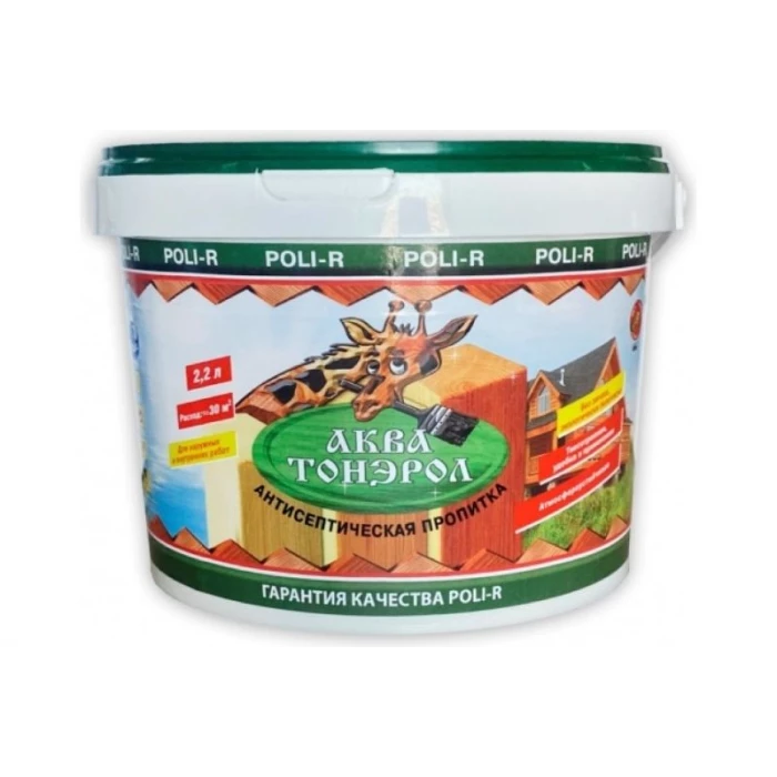 Пропитка POLI-R АКВА-Тонэрол канадский клен, 2.2 л 20108