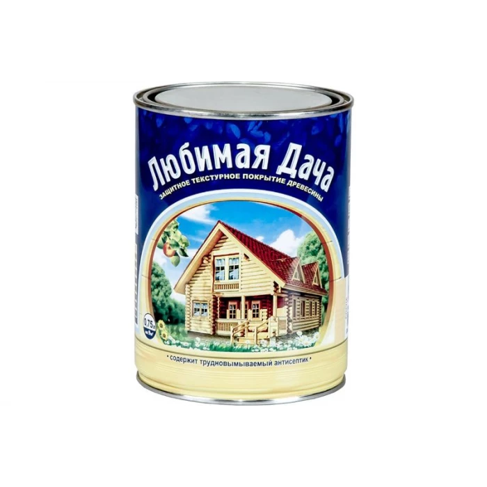 Защитно-декоративное покрытие для дерева Любимая Дача полуматовое, 0.75 л, белый 237251