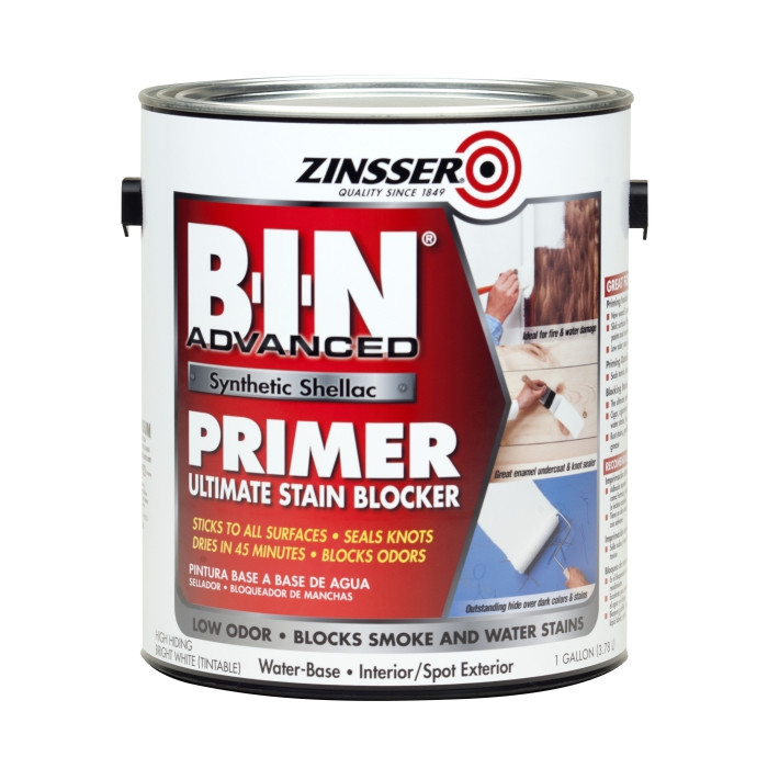 Грунт Zinsser B-I-N Advanced Synthetic Shellac Primer White 946 мл
