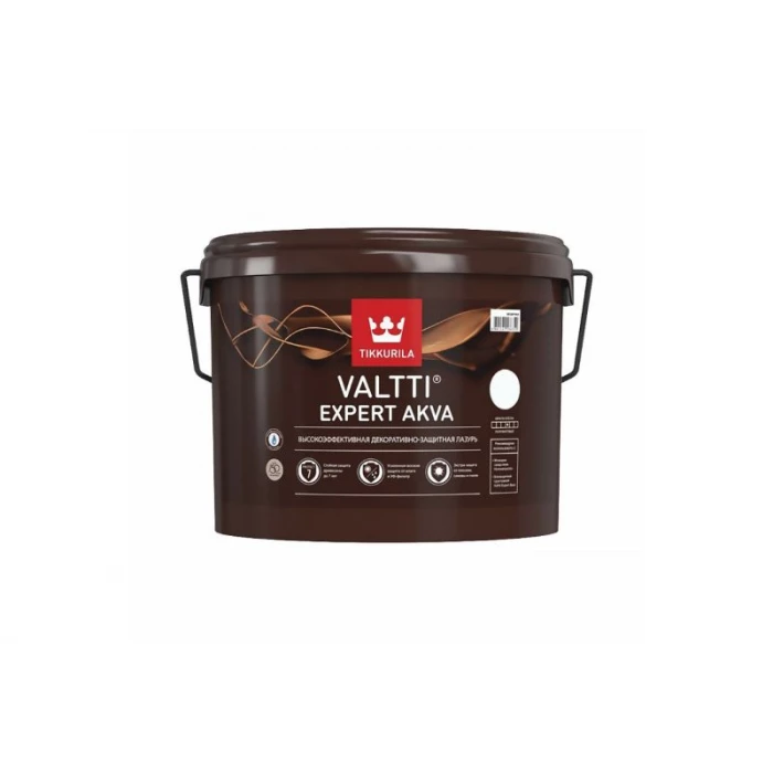 Антисептик грунтовочный Valtti Expert Base 9л. Osmo 4006 Holzprotektor 2,5 л. Valtti Expert akva (объём: 9л).